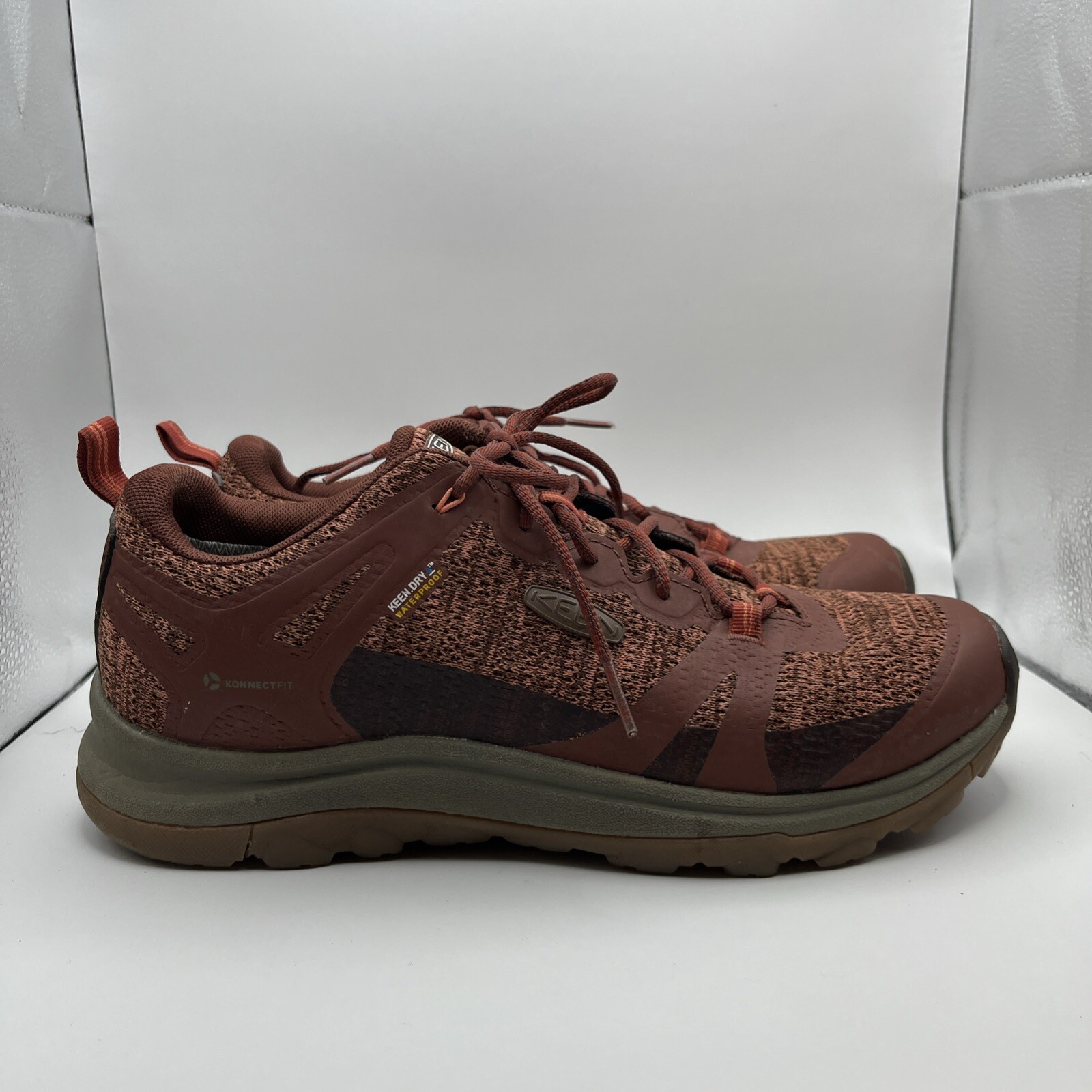 Scarpe da trekking KEEN donna Terradora 2 impermeabili comode stringate bordeaux US10