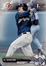 2017 BOWMAN DRAFT 1ST MILWAUKEE BREWERS - KJ HARRISON /499 #BD-110