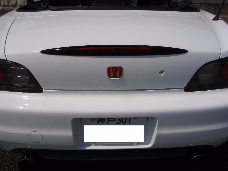 Honda S2000 FRONT AND REAR EMBLEM JDM H Red Genuine OEM Badge S2K AP1