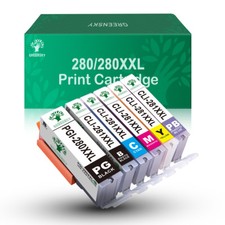 6PK PGI-280 XXL CLI-281 XXL Ink Cartridges For Canon PIXMA TS8120 TS9120 TS8220