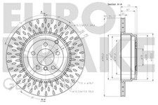 2x Bremsscheiben hinten belüftet geölt für Land Rover Range LM