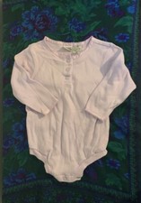 Vintage Baby Purple One Piece With Snaps 12 Months