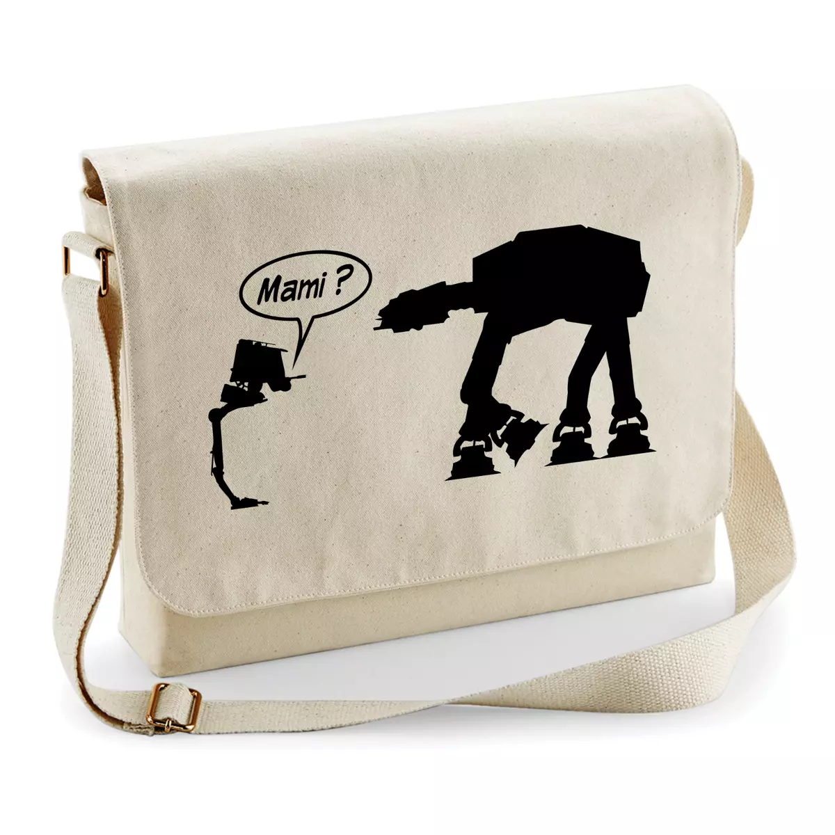 Mami at At at St Star Wars Satire Fun Motif Fun Shoulder Bag