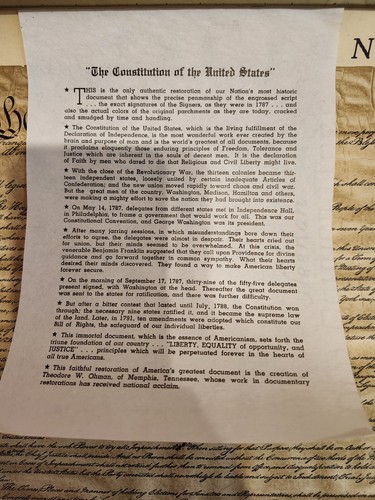 Constitution Of The United States Replica Advertisement For Shipley Bakery 1949 - Picture 8 of 17