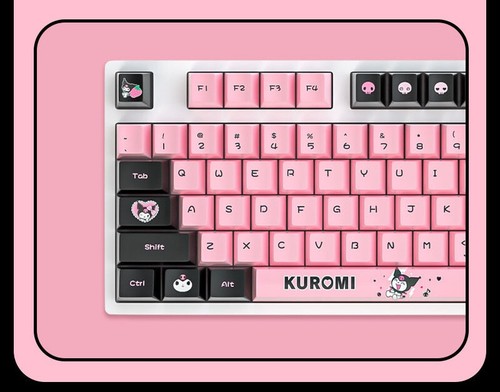 Kuromi RGB Mechanical Keyboard 3-mode Connection Hot Swappable keyboard 87/104 - Picture 7 of 8