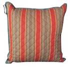 CHAPS Home Throw PILLOW ANNABELLE Bedding Collection Size: 20 x 20" NEW Striped — photo 8