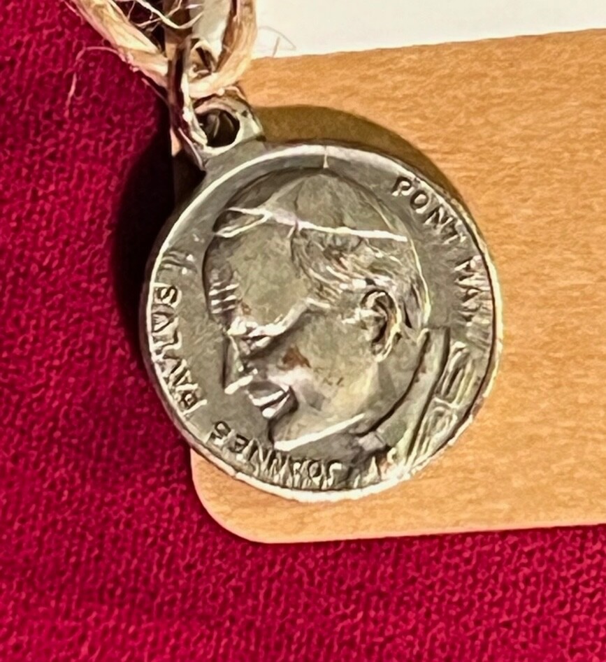 Vintage Catholic Pope John Paul II, OL Czestochowa Silver Tone ...