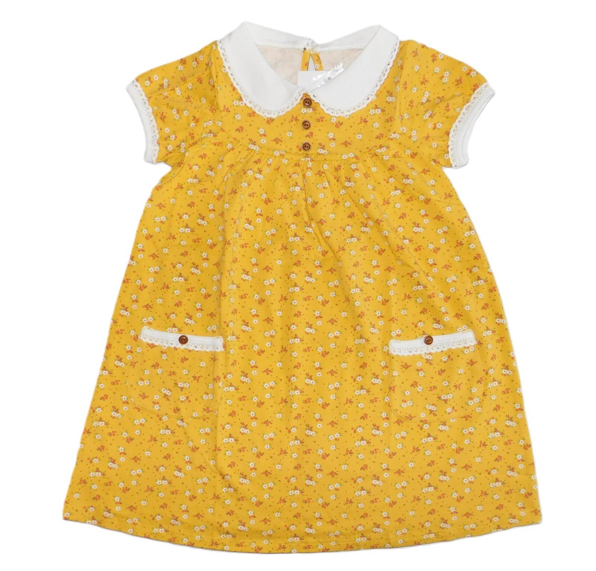 NWT GIRLS 5-6 SERENDIPITY SHRIMP & GRITS GOLDENROD DITSY FLORAL DELILAH  DRESS | eBay