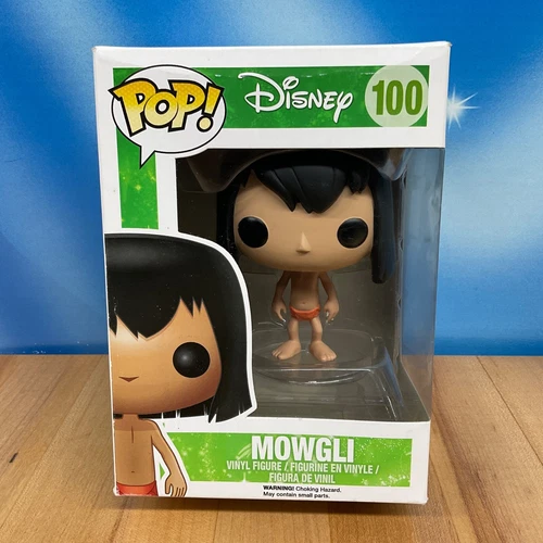 Funko POP! Disney MOWGLI #100 The Jungle Book (Damaged Box) In Soft Protector