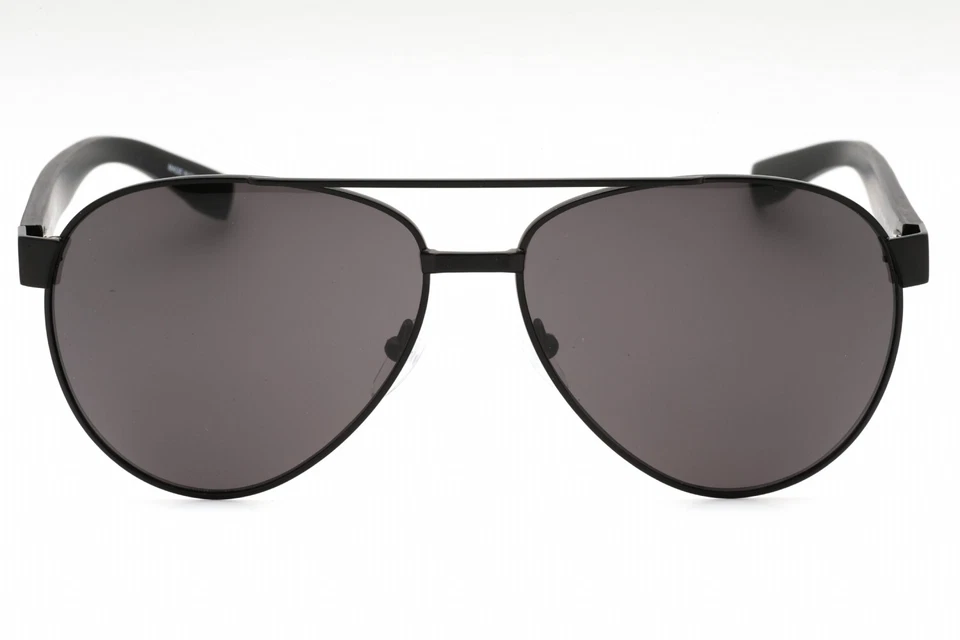 Gafas de sol LACOSTE L185S 001 marco negro mate lentes grises 60 mm Foto 4 de 4