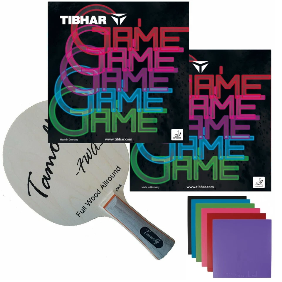 Profi Tischtennisschläger Tamolf -FWA- mit Tibhar Game Beläge /