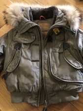Parajumpers Masterpiece unisex Down Filled Jacket/coat Green Size 6Y,Gently Used
