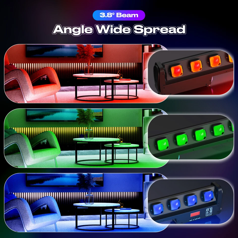 LED 350W Bar Light Wall Wash Light For Club Stage Events Wedding Show Party - Image 2 of 4