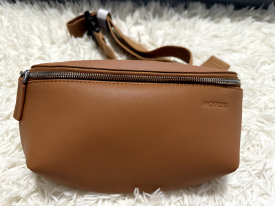 Monos Metro Sling Vegan Leather in Saddle Tan (Brand New)