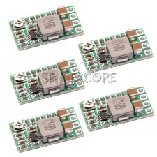 5PCS Mini Buck Converter DC-DC 12-24VTB 5V 3A Adjustable Step Down Power Module-