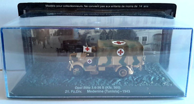 Z1) Die Cast Tank - Opel Blitz 3.6-36 S ( Kfz. 305) - Medenine 1943 - Skala 1/72