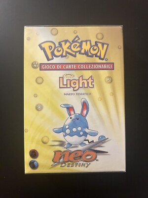 Pokemon Neo Destiny Light Themed Deck Sealed Italian