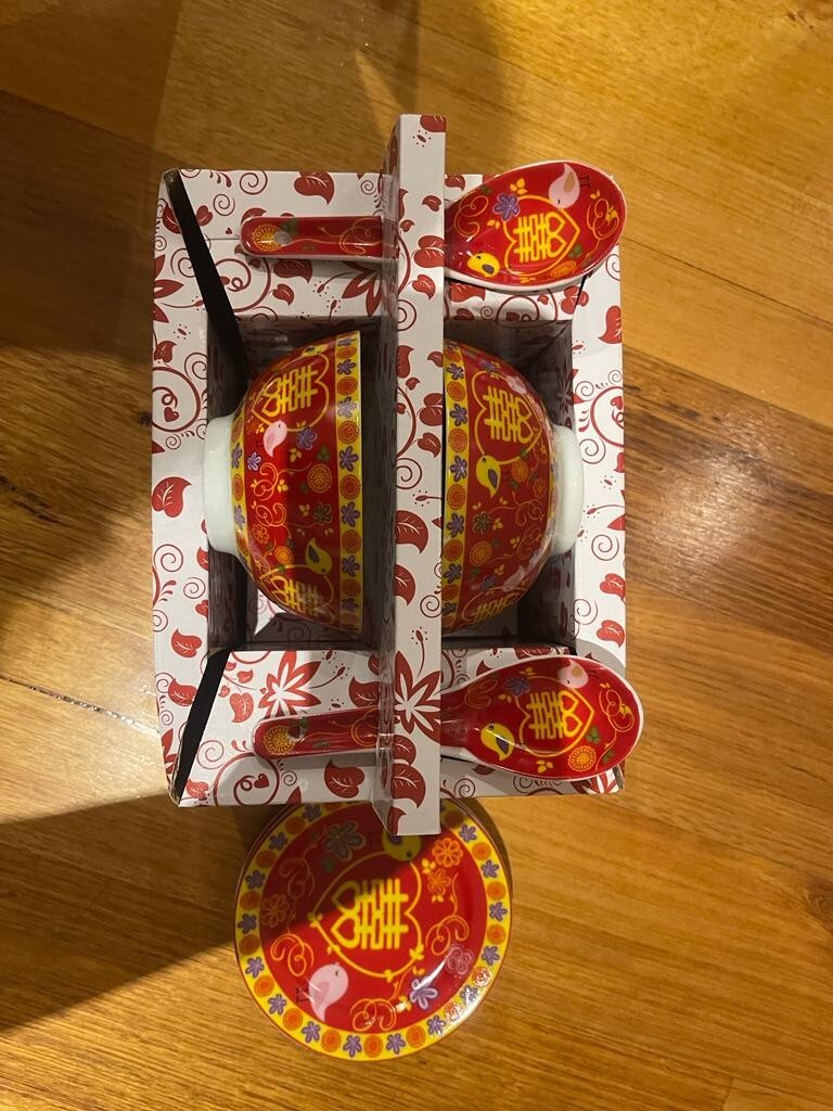 Traditional Chinese Wedding Blessing Bowls Set EBay traditional-chinese-wedding-blessing-bowls-set-ebay