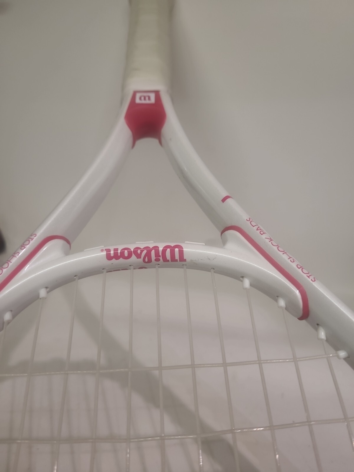 WILSON HOPE White Pink Breast Cancer Awareness Tennis Racket Racquet 3