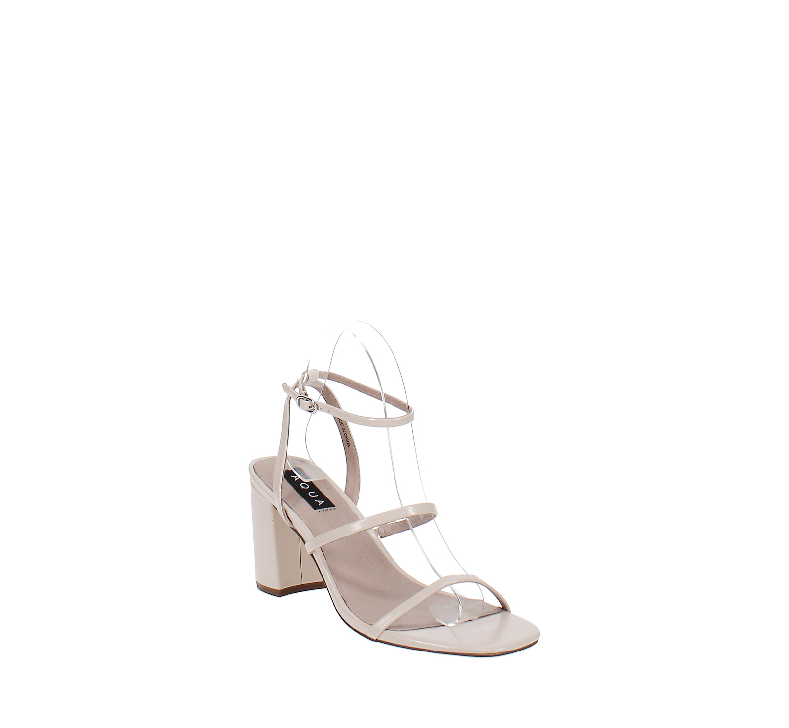 Maika Block-Heel Leather Sandals 
