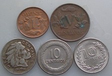 Columbia 5 coins 1956 - 1971