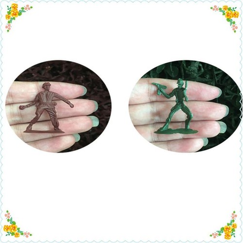 307 pz/set plastica 4 cm mini soldatini militari classici figure modello decorazione scrivania - Foto 14 di 24