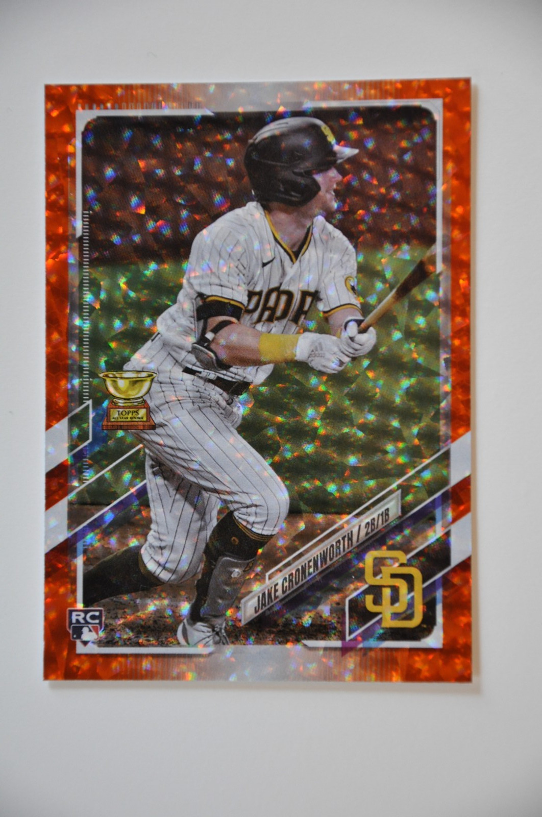 2021 Topps Jake Cronenworth Orange Foil #371 /299 Padres