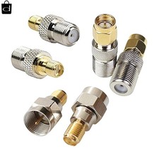 F Type to SMA Male Female Coax Connector Adapter 2Sets 6 Pcs Coaxial Adapter Kit