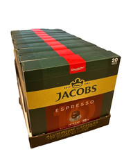 JACOBS Kapseln - Espresso 10 - 10 x 20 = 200 Kapseln, kompatibel zu Nespresso®