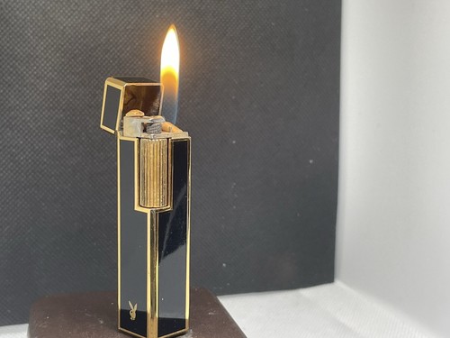 Vintage Working Playboy/Colibri Roller Lighter Serviced Japan Exquisite
