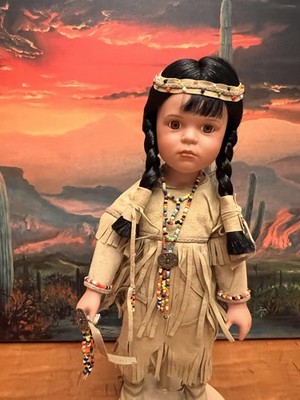 Native American Doll 15 Inch Young Girl