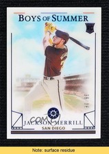 2024 Panini Boys of Summer Blue 80/99 Jackson Merrill #60 READ 01lu