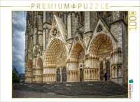 Calvendo Puzzle Cher: The Cathedral Of Bourges | 1000 Pieces, Finished Size 25.2