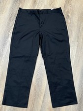 Dickies Black 38x30 Flat Front Core Work Pants GP474BK Regular Straight