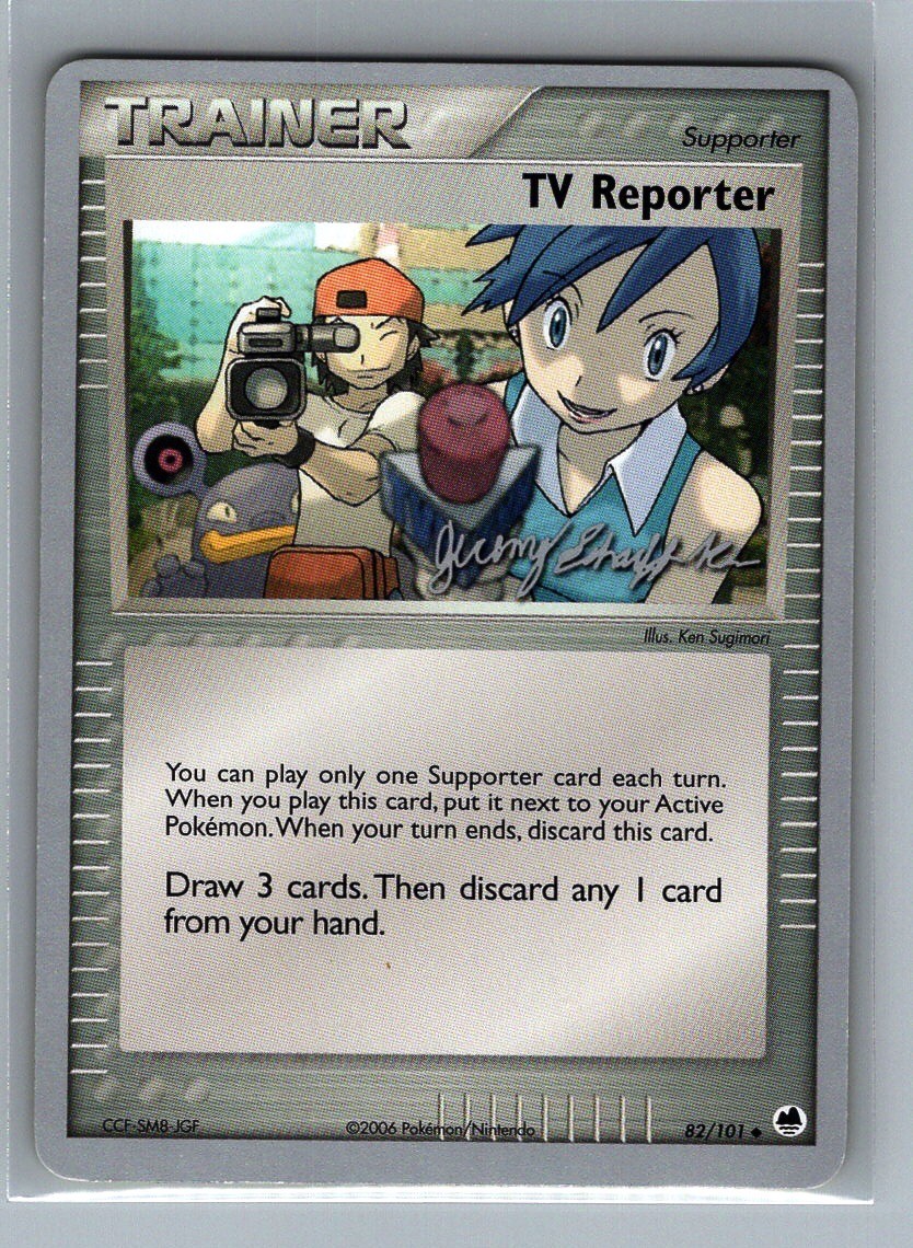TV Reporter #82/101 World Championship Decks Vintage Pokemon Card - NM