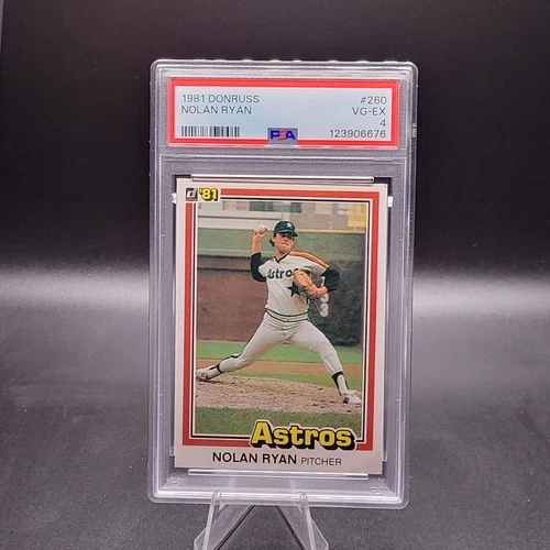 1981 Donruss - Nolan Ryan #260 HOF Astros PSA 4 VG-EX