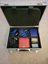 Gameboy Advance SP With Intec Silver Carrying...