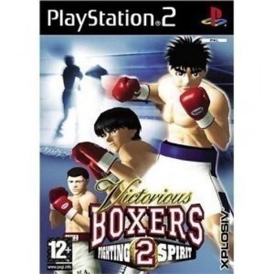 PS2 - Victorious Boxers 2 - Fighting Spirit mit OVP OVP beschädigt