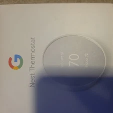Google Nest Smart Thermostat, Snow - GA01334-US