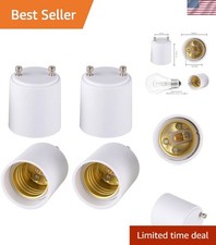 GU24 to E27 E26 Adapter - Convert Your Lighting Fixtures Effortlessly 4-Pack