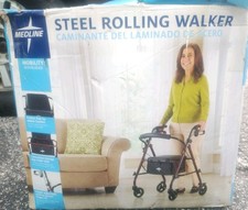 Medline Steel Folding Rollator Walker - MDS86850ESKD