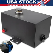 5 Gallon Hydraulic Fluid Reservoir Tank with Outlet 0.75" FNP Inlet 1.5" FNPT