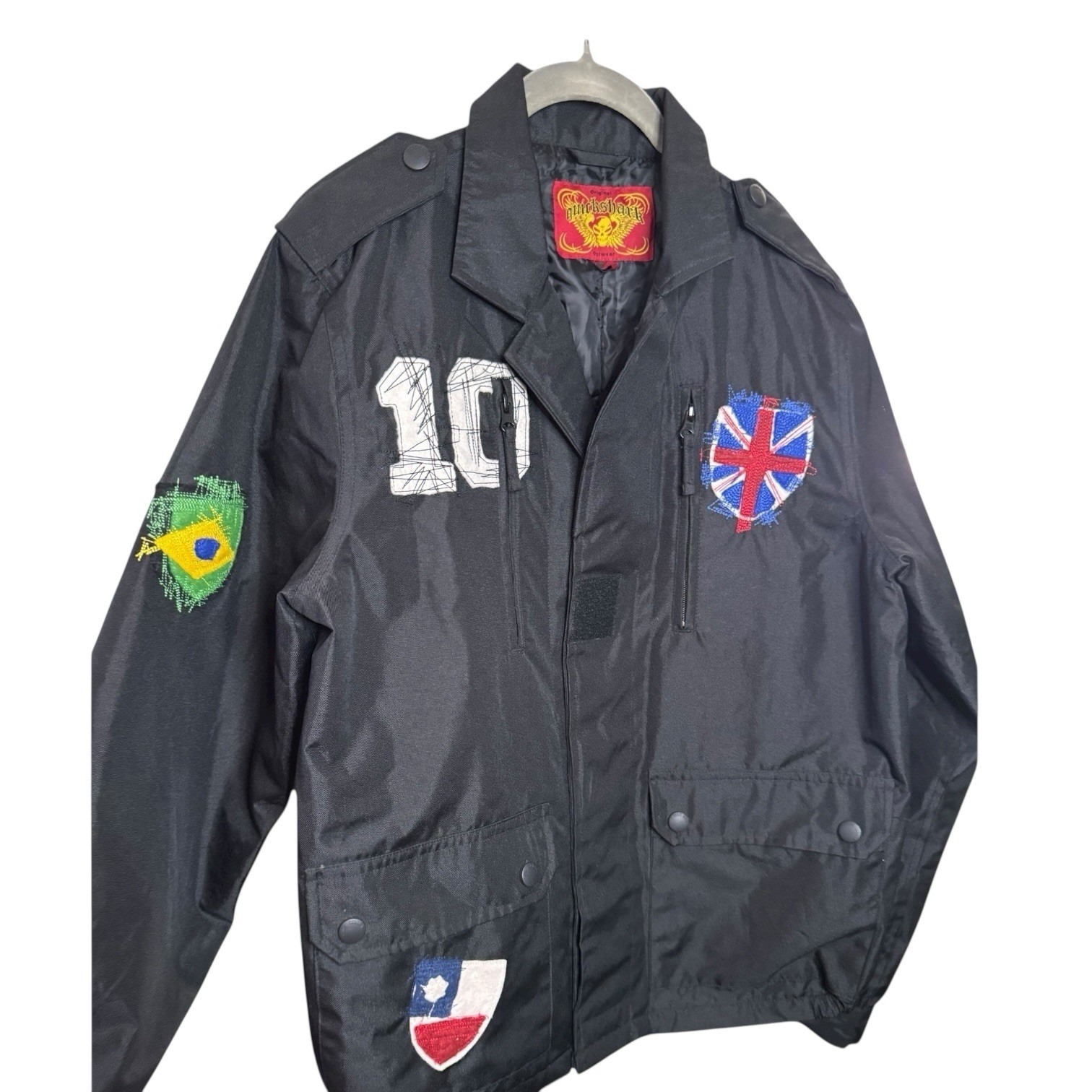 QuickStart Y2K Flag Patch England Jacket - image 2