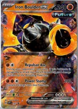 iron boulder pokemon card value  ex 192/162 Part of the community Iron Boulder Ex #147 Prices