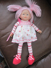 COROLLE SOFT DOLL POUPEE PINK HAIR CLOTH  VINYL FRANCE