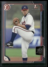 2015 Bowman Draft #36 Matt Withrow Atlanta Braves #/499 Silver