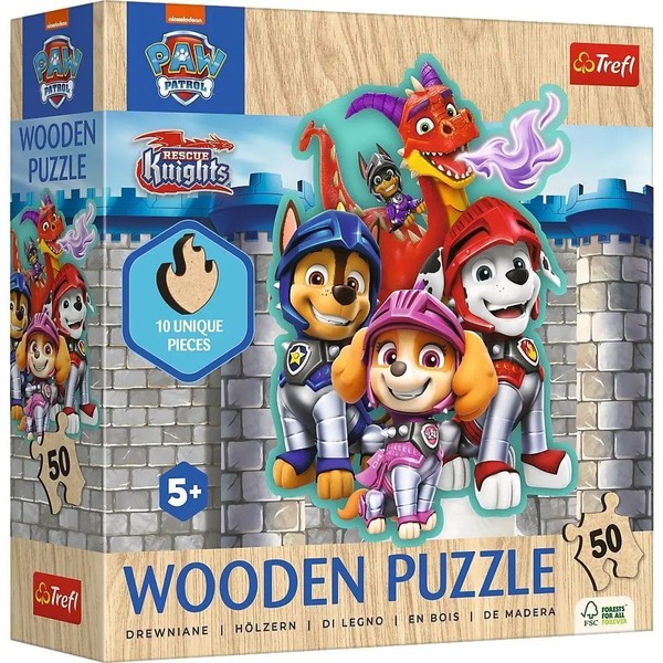 Holz Puzzle Junior 50 - Paw Patrol | Spiel | In Kartonage | 20277 | 2025 | Trefl-image