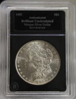 1885 US Morgan Dollar $1 BU Unc Bradford Slab