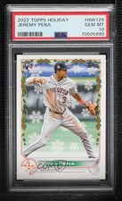 2022 Topps Holiday Mega Box Jeremy Pena #HW129 PSA 10 GEM MT 1c7