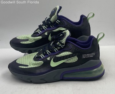 Authentic Nike Mens Air Max 270 React Multicolor Lace-Up Sneakers Shoes Size 7.5